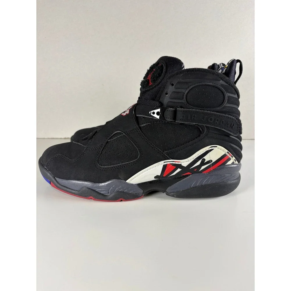 Nike Air Jordan 8 Retro Playoff Black Red Concord 305381-061 Mens Sneakers